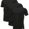 Set 3 tricouri cu maneca scurta pentru barbati Adidas, negru, XXL - OUTLET