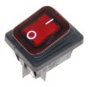 Intrerupator Basculant Verde IP65 16A 250V 30x22mm 2 Circuite Serie 3627-295.22 Interb&auml;r