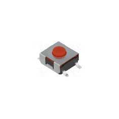Microintrerupator, 6.2x6.3x2.7mm, OFF-(ON), SPST-NO, CANAL ELECTRONIC - DTSMW6-9R-B