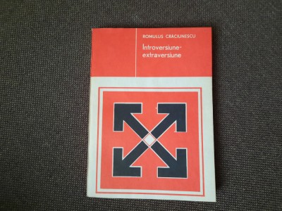 Romulus Craciunescu - Introversiune-Extraversiune foto