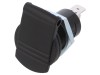 Soclu mini bricheta auto Pro Car 16A Negru 12-24V DC Montare Panou