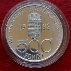 Moneda comemorativa de argint 925 - 500 Forint "ECU", Ungaria 1993 - A 3523