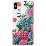 Husa silicon pentru Apple Iphone XS Max, Mandala Flowers