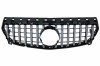Grila Centrala Mercedes CLA C117 X117 W117 Facelift (2016-2018) CLA45 GT-R Panamericana Design Negru Crom Performance AutoTuning, KITT