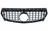 Grila Centrala Mercedes CLA C117 X117 W117 Facelift (2016-2018) CLA45 GT-R Panamericana Design Negru Crom Performance AutoTuning, KITT