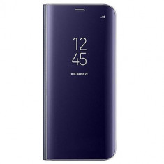 Husa Telefon Flip Book Clear View Samsung Galaxy A9 2018 a920 Violet