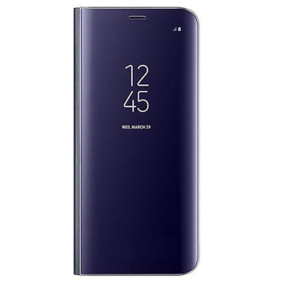 Husa Telefon Flip Book Clear View Samsung Galaxy A9 2018 a920 Violet foto