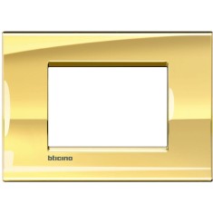 Rama Ornament 3M metal Living Light Bticino Auriu LNA4803OA foto