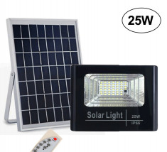 Proiector 25W, LED SMD, panou solar si telecomanda functii multiple. foto