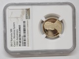 50 BANI 2017 . SISTEMUL MONETAR . PF68UC .