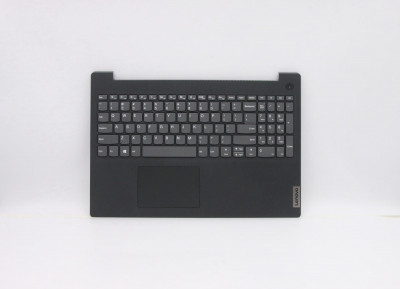 Carcasa superioara cu tastatura palmrest Laptop, Lenovo, IdeaPad 3-15IGL05 Type 81WQ, 5CB0X57446, neagra, layout US foto