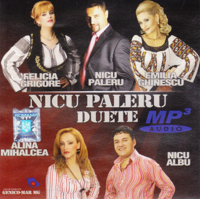 CD Manele: Nicu Paleru - Duete ( 75 piese in format mp3; stare foarte buna ) foto