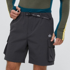 Quiksilver pantaloni scurți outdoor Run Ashore culoarea gri