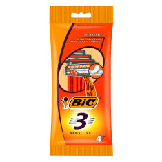 Bic Aparat De Ras Dispozabil Pentru Barbati Sensitive Cu 3 Lame Pachet 4 Bucati 019108