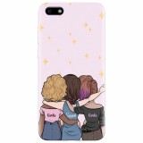 Husa silicon pentru Huawei Y5 Prime 2018, Girls Support Girls