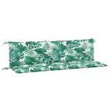 Cumpara ieftin Perne banca de gradina 2 buc., model frunze, 180x50x7cm, textil