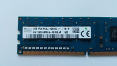 Kit 8 Gb SK HYNIX ( 2 x 4 Gb ) DDR 3 PC3-12800 1600 MHz , Memorie PC Desktop foto