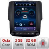 Navigatie Dodge Ram 2013-2018 Lenovo Tesla Qled 9.7&quot; Octacore 4Gb RAM 32Gb 4G DSP Carplay Android Auto Bluetooth CarStore Technology
