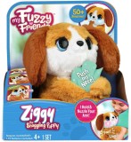 Jucarie de plus interactiva, My Fuzzy Friends, Ziggy the Snuggling Puppy