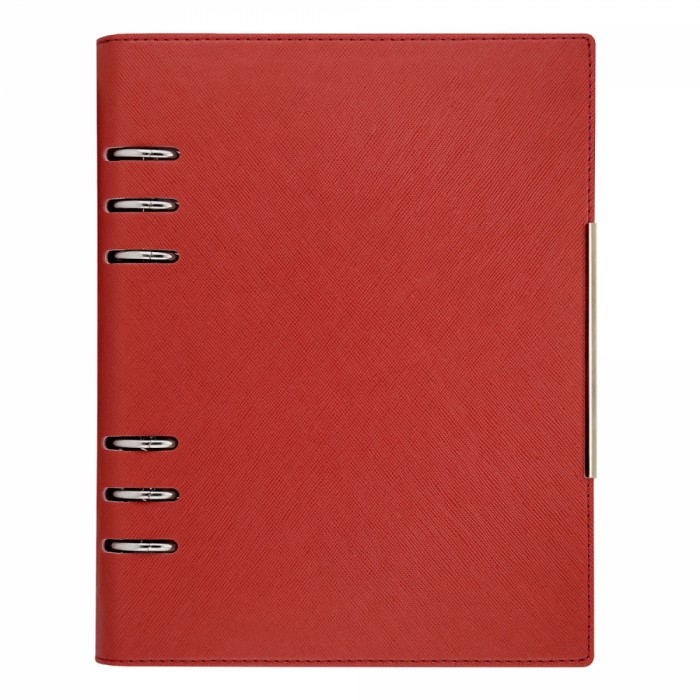 Agenda organizer A5 cu 6 inele burgundi