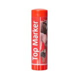 Creion rosu Kerbl TopMarker 60ml, marcaj animale pe termen scurt, bovin porcin ovine, ceara parafina