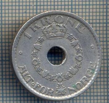 AX 382 MONEDA - NORVEGIA - 1 KRONE -ANUL 1949 -STAREA CARE SE VEDE foto