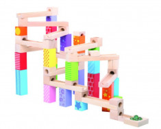 Marble Run din lemn foto