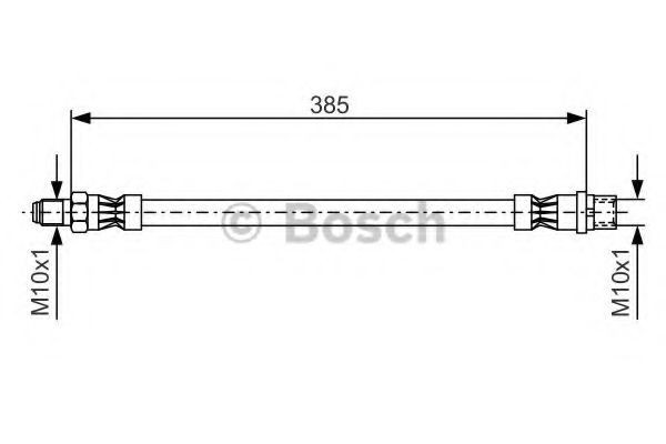 Conducta / cablu frana MERCEDES C-CLASS (W202) (1993 - 2000) BOSCH 1 987 476 439