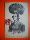 HOPCT 506 W LE TOQUAT CHAMPENOISES -FEMEIE 1914 -FRANTA -TCV-COSTUM SI COAFURA / COSTUME TRADITIONALE -EUROPA -