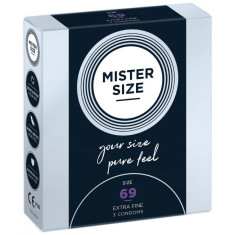 Mister Size - Prezervative Diametru Mare 69 mm 3 Bucăți