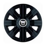 Set 4 Capace Roti, potrivite jantelor de R14, pentru Dacia, model Cosmos Negru