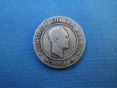 20 CENTIMES 1861 -LEOPOLD I / BELGIA foto