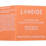 LANEIGE Lip Sleeping Mask masca de noapte cu efect de regenerare de buze culoare Peach Iced Tea 20 g