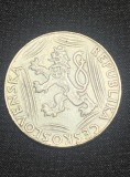 Moneda Cehoslovacia argint 100 coroane 1948