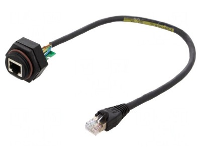 Adaptor RJ-Lnxx 8P8C 0.3m 10Base-T foto