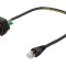 Adaptor RJ-Lnxx 8P8C 0.3m 10Base-T