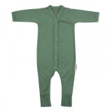 Salopeta de Corp cu Maneca Lunga, din Bambus Aspen Green 86-92