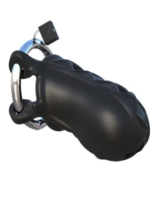 Cusca Pentru Penis/ Dispozitiv de Castitate Extreme Silicone Cock Blocker, Negru foto