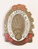 INSIGNA AL IV LEA CONCURS ARTISTIC AL SINDICATELOR 1956 CCS UGSR SINDICAT SINDICATE ( CITITI DESCRIEREA ), Romania de la 1950