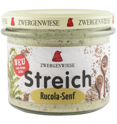 Crema Tartinabila Vegetala cu Rucola si Mustar Bio 180 grame Zwergenwiese foto