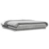 VidaXL Cadru de pat, gri beton, 150x200 cm, lemn prelucrat 3281185