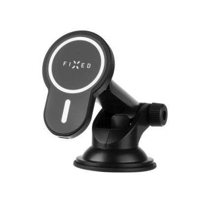 Suport Bord / Parbriz pentru Telefon, 15W - Fixed MagClick XL (FIXMCLI-XL-BK) - Black foto