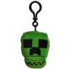 Jucarie Plus Minecraft Verde 8cm Breloc - Figurină Personaj, Material Moale, Colectie Fani, Cadou Copii, Baieti, Fete, Unisex