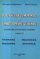 Vocabularul minimal al limbii romane curente foto