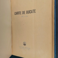 CARTE DE BUCATE - SANDA MARIN ANUL 1969 ,STARE FOARTE BUNA .
