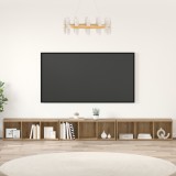 vidaXL Cabinet TV 3 pcs stejar artizanal 37 x 35 x 107.5 cm