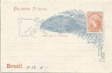 CP826N Bilhete postal 40 reis Brazil
