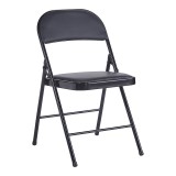 Cumpara ieftin Scaun Pliabil, Alb - Negru, 46x46x79 cm