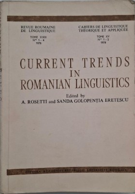 Current Trends in Romanian Linguistics foto