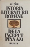 Cumpara ieftin Istoria literaturii romane de la inceput pana azi - Al. Piru (lipsa supracoperta)